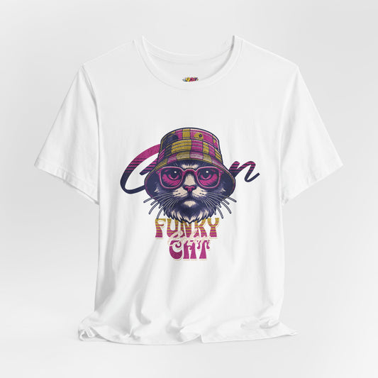Funky Color Cat T-Shirt