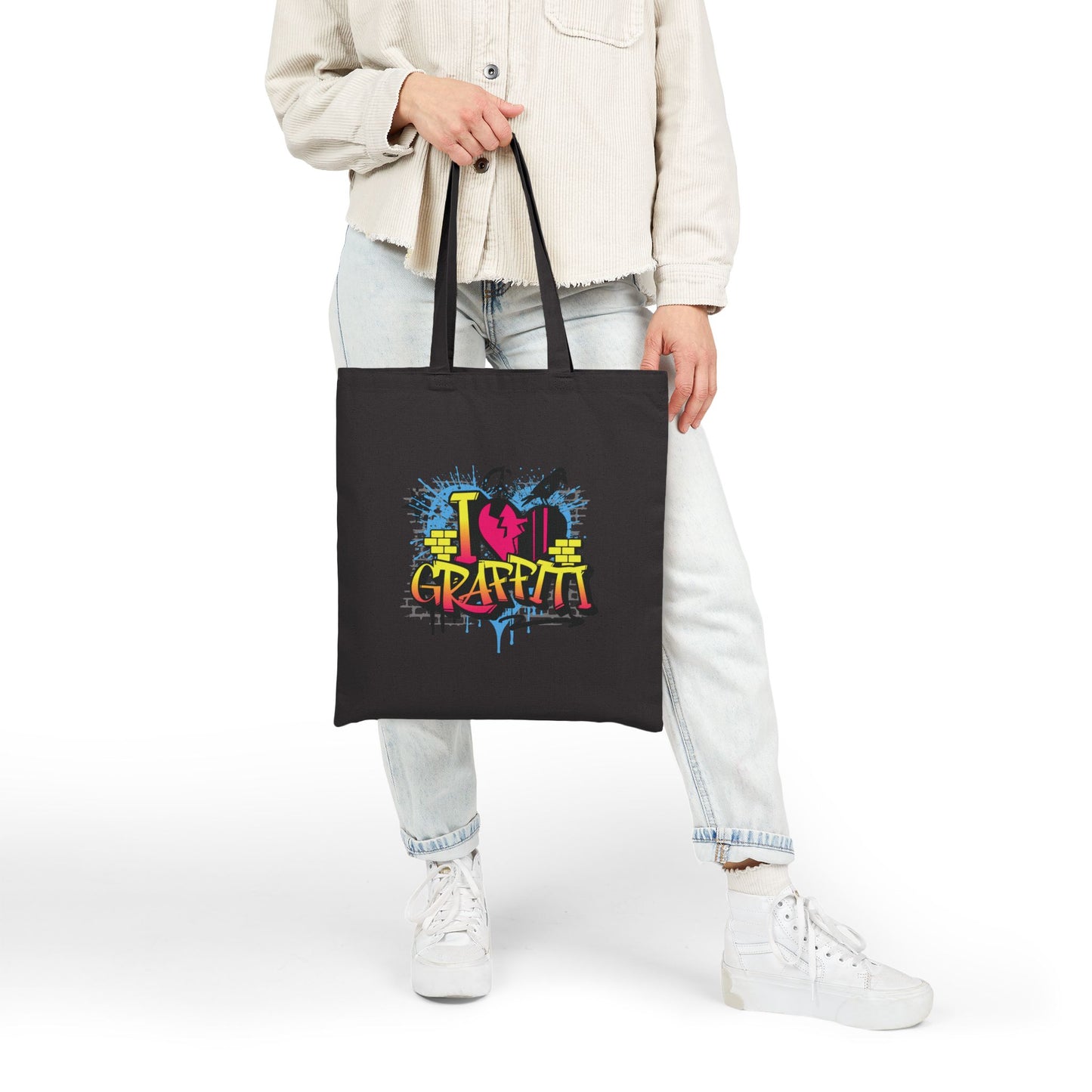 I Love Graffiti Tote Bag