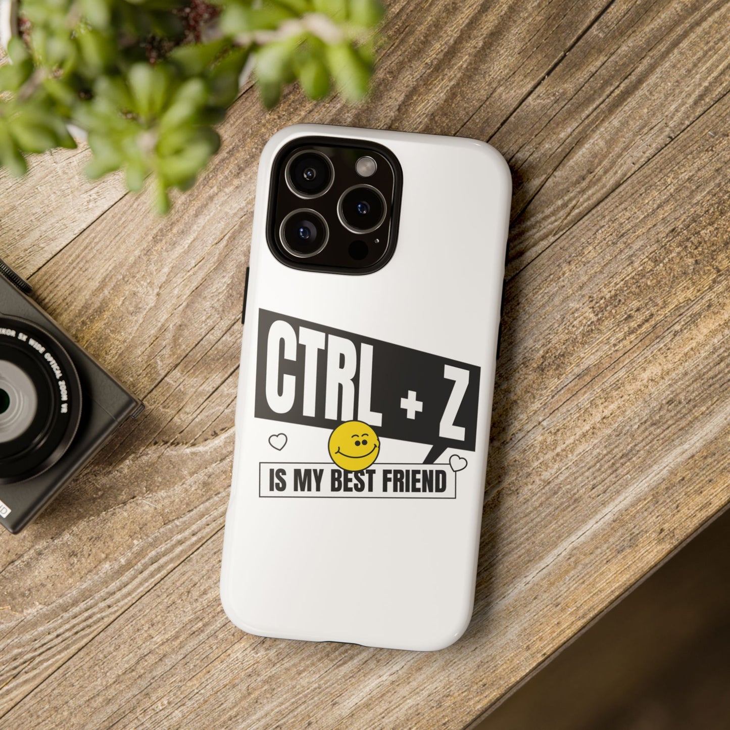 Control Z is My Best Friend White Tough Phone Case