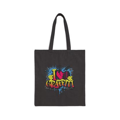 I Love Graffiti Tote Bag