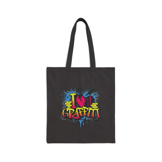 I Love Graffiti Tote Bag