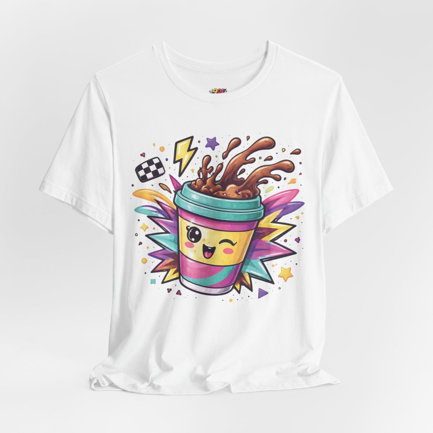 Kawaii Splash Coffee Cup T-Shirt
