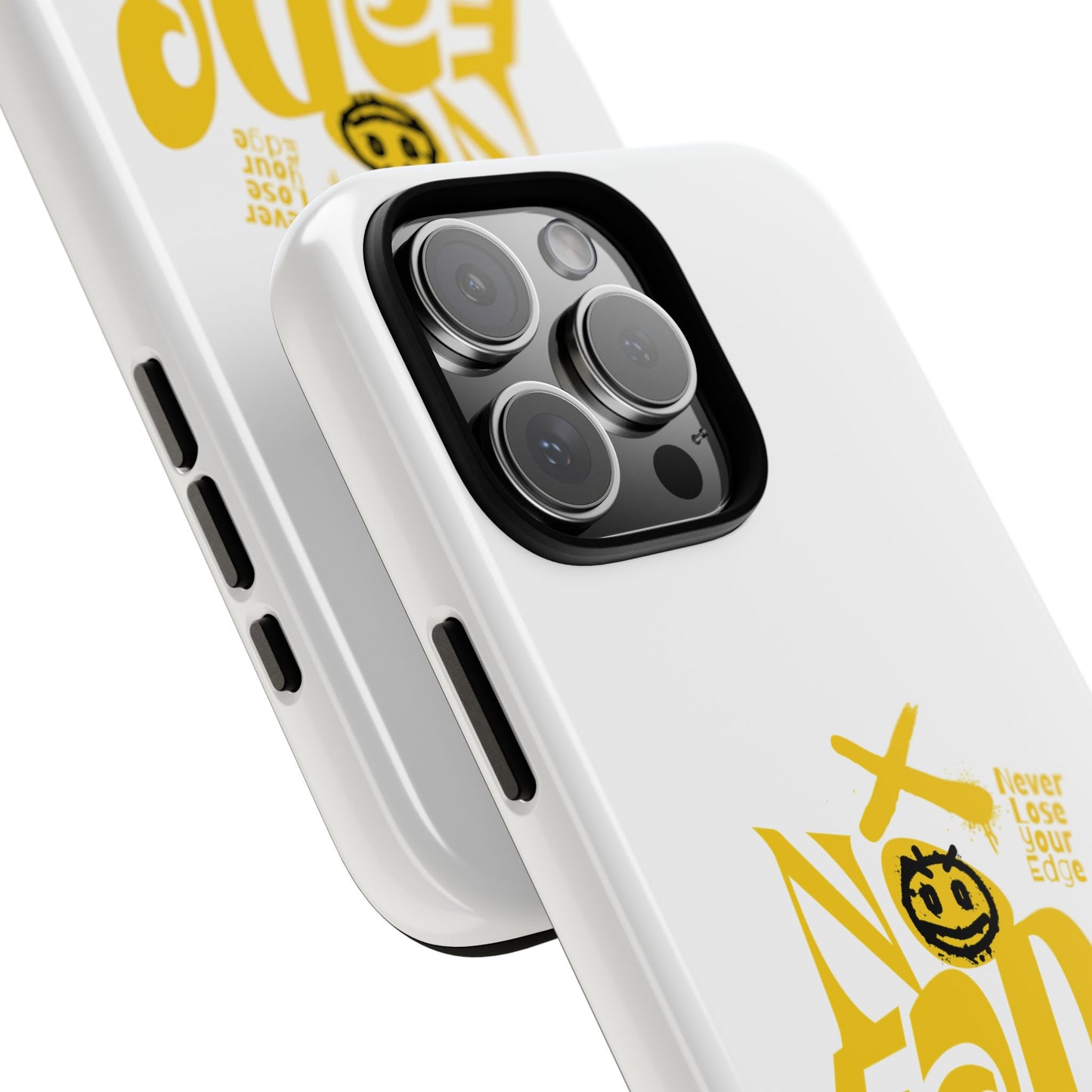 No Fade White Tough Phone Case