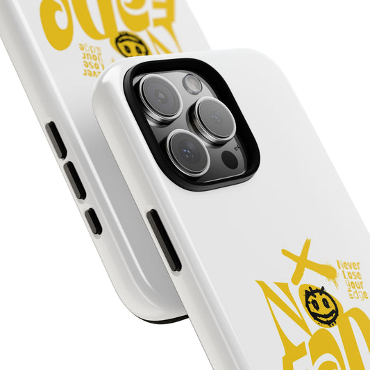 No Fade White Tough Phone Case