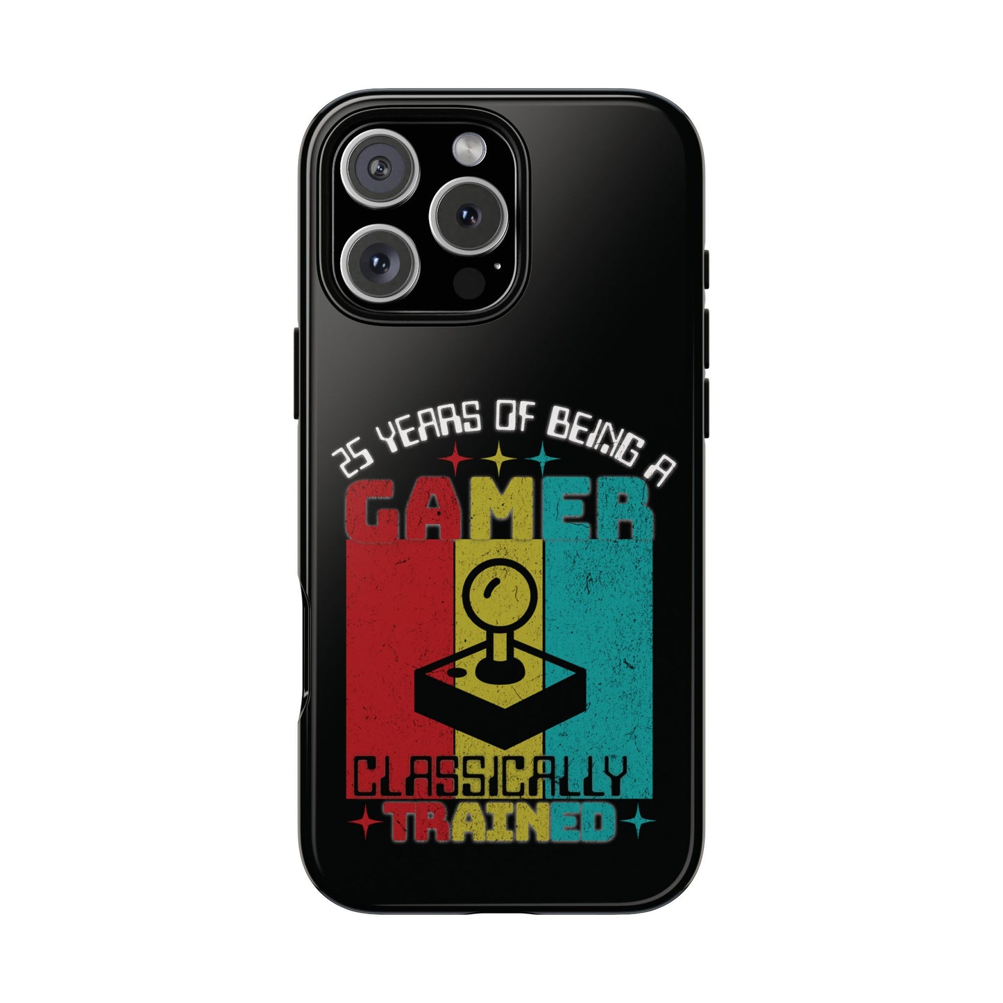 25 Yr Gamer Black Tough Phone Case