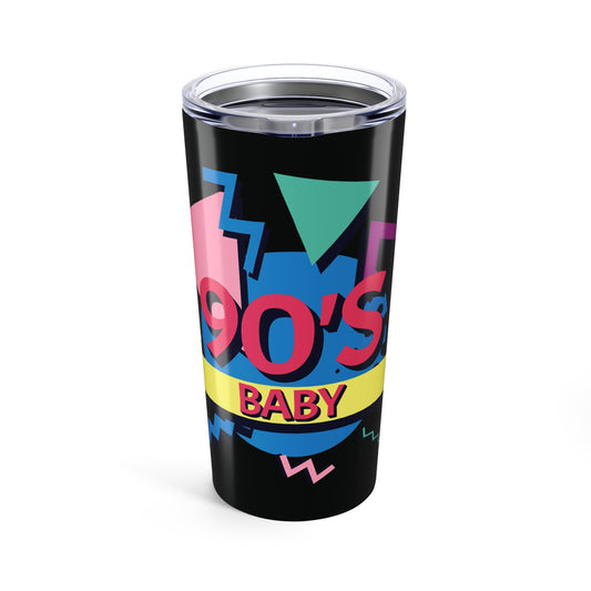 90's Baby Black 20oz Travel Cup