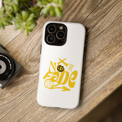 No Fade White Tough Phone Case