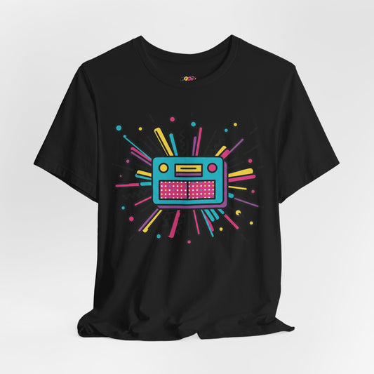 Retro Boombox T‑Shirt