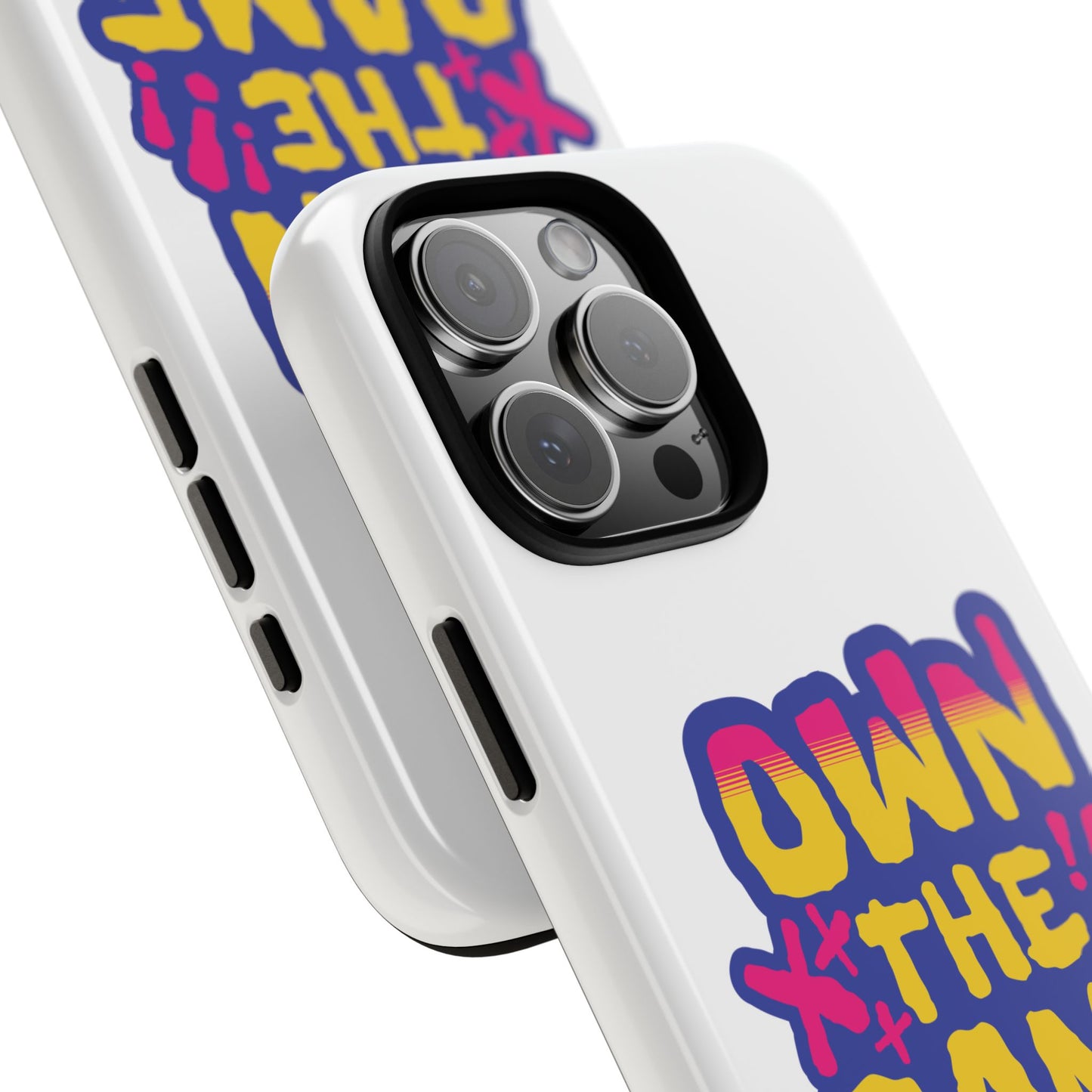 Own the Game White Tough Phone Case