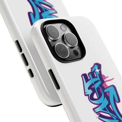90s Graffiti Savage White Tough Phone Case