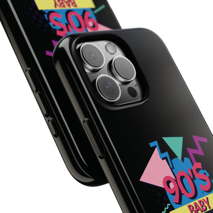 90's Baby Black Tough Phone Case
