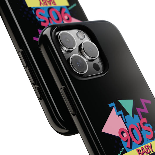 90's Baby Black Tough Phone Case