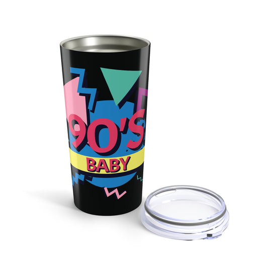 90's Baby Black 20oz Travel Cup