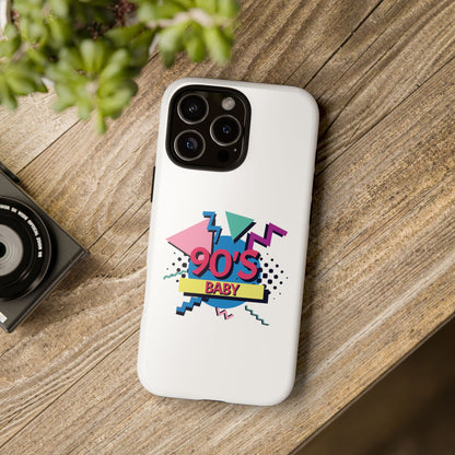 90's Baby White Tough Phone Case