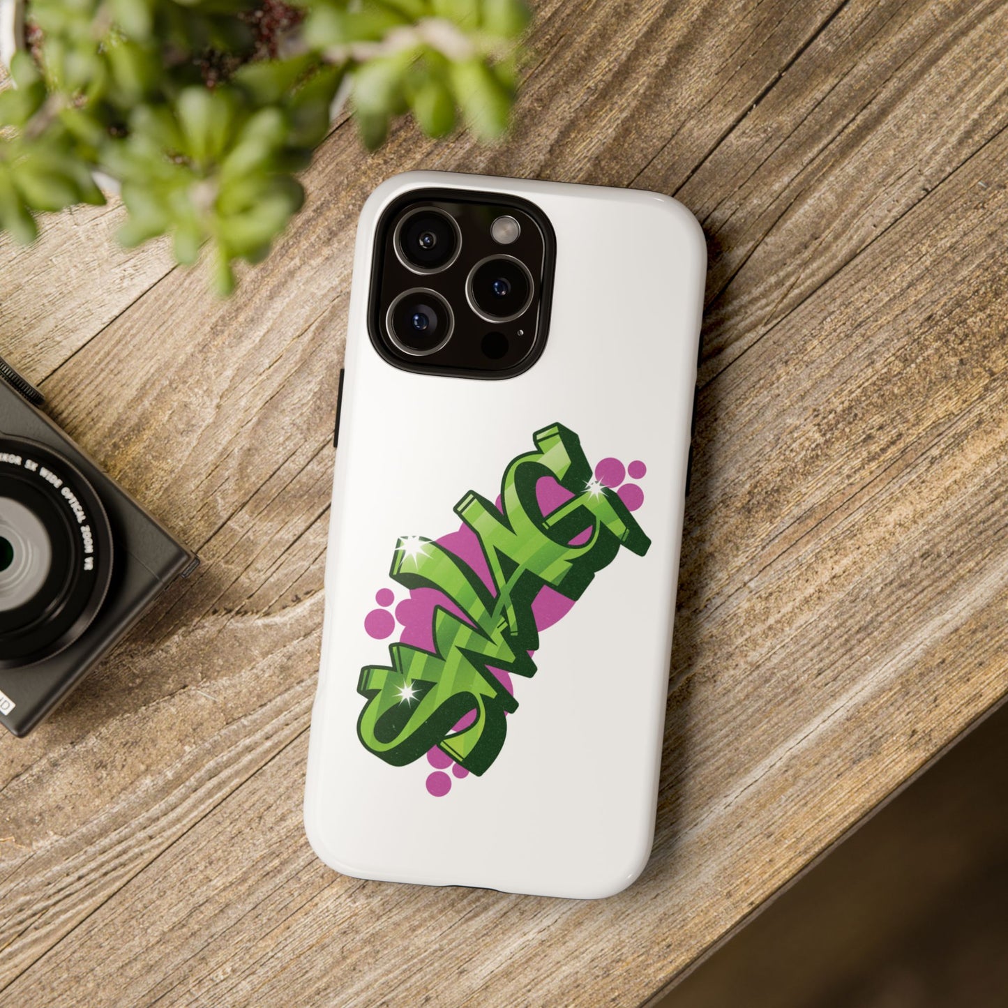 90s Graffiti Swag White Tough Phone Case