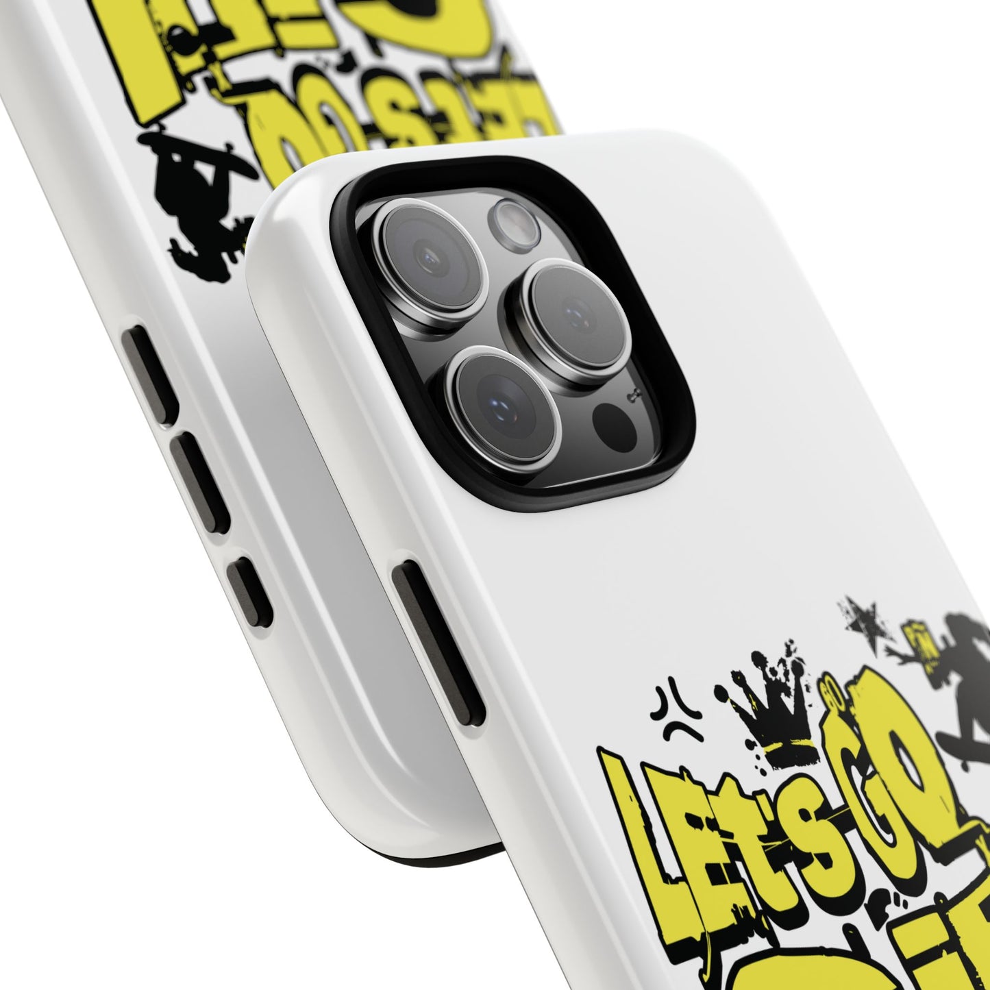 Let's Go Girl White Tough Phone Case