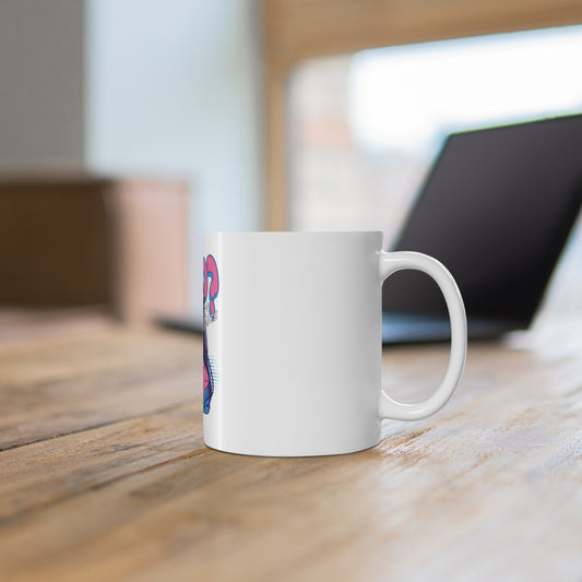 Hello? Retro Vibes  11oz White Coffee Mug