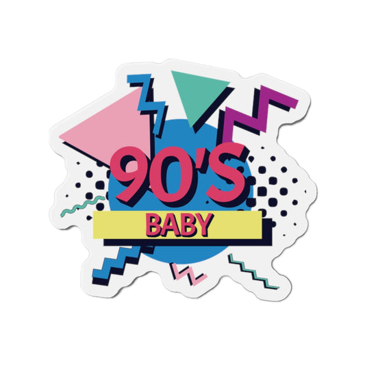 90's Baby Die-Cut Magnet