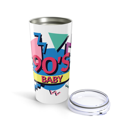 90's Baby White 20oz Travel Cup