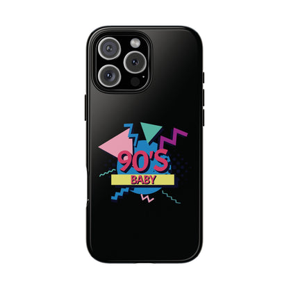 90's Baby Black Tough Phone Case
